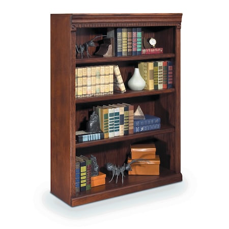 Huntington Oxford Huntington Oxford 7-Shelf 84"H Wood Bookcase in Burnish IMHO3684B